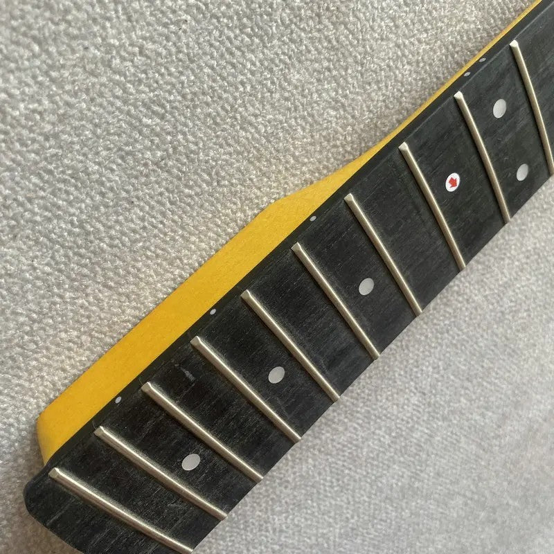 Yellow Sanchez 4 String Bass Maple Neck, Rosewood Fingerboard 20 Frets