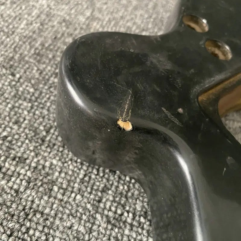 Mini Black Solid Guitar Basswood Body DIY Project