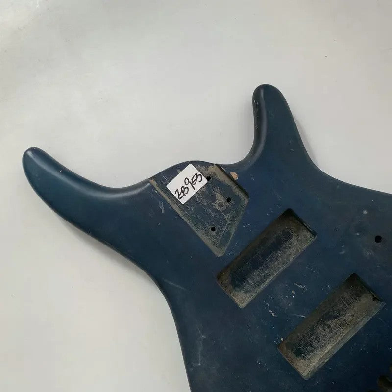 Blue 5 String Bass Basswood Wood Body