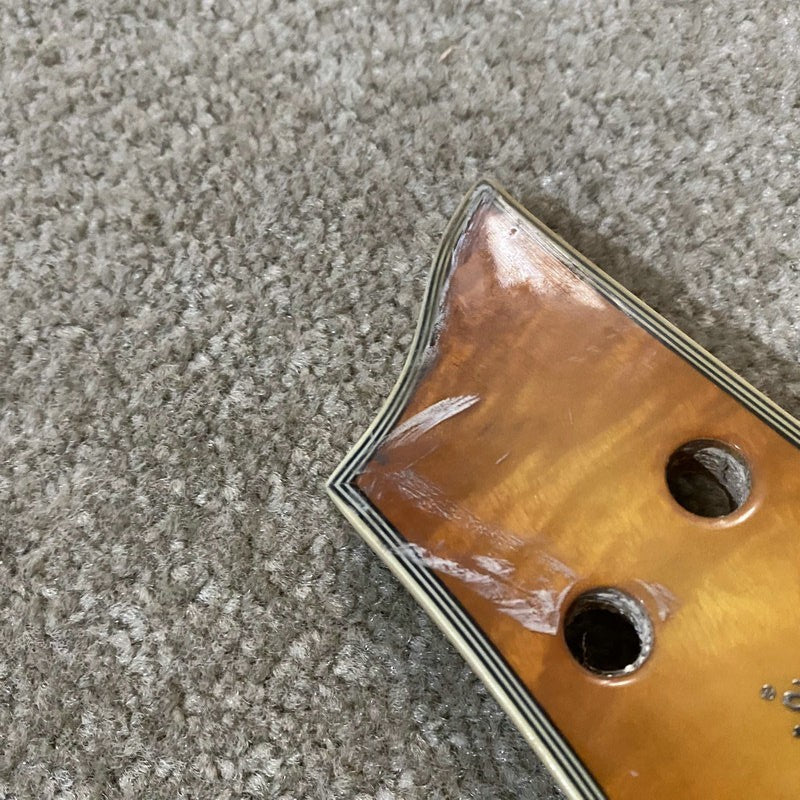 Maple Wood Guitar Neck, 24 Frets Rosewood Fretboard DIY Project