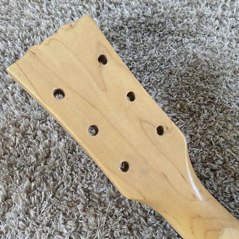 Mahogany Veneer Top Basswood Guitar Body, Maple Neck Fit Les Paul LP