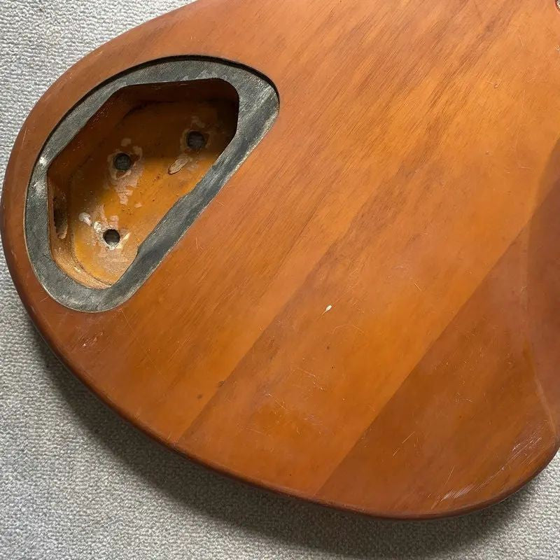 Mahogany Wood 4 String Bass Body DIY Project