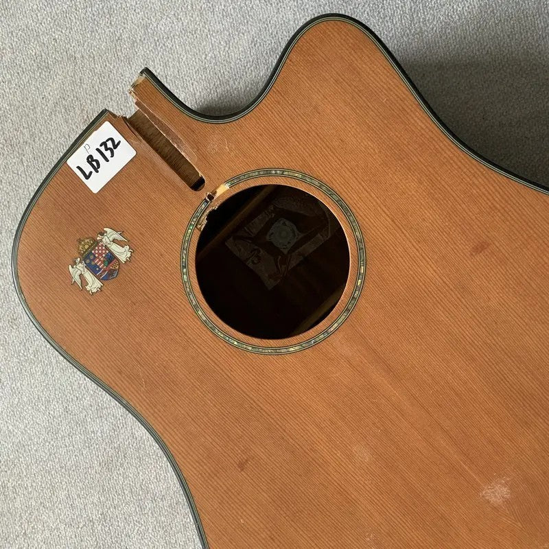 Spruce Plywood Top Acoustic Guitar Mahogany Body 41"