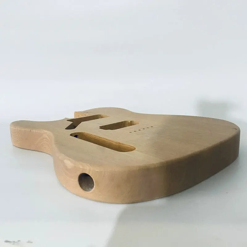 Left Handed Ash Wood Single Cut Guitar Body HH Fit Telecaster Tele