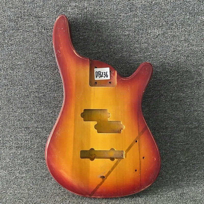 Cherry Burst 4 String Bass Guitar Body