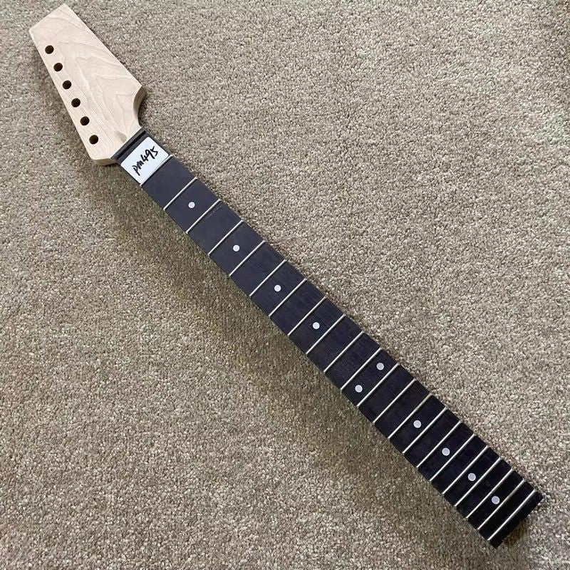 Maple Wood Guitar Neck, 22 Frets Rosewood Fingerboard