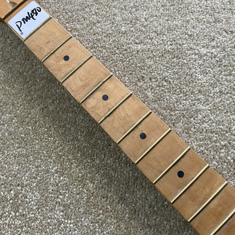 Maple Wood Lefty Guitar Neck, 22 Frets Fingerboard