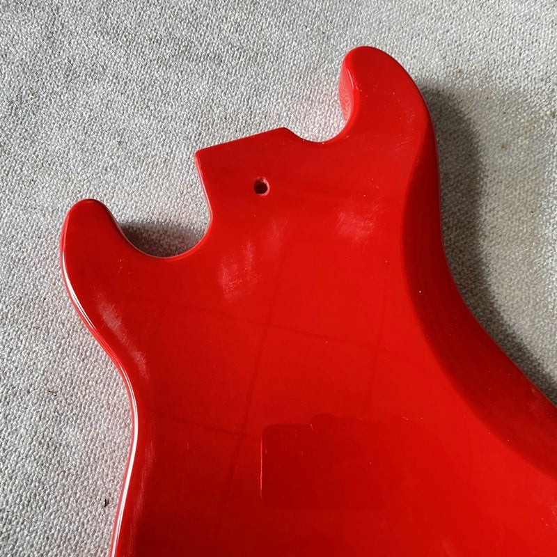 Red Basswood Mini Guitar Body Fit Stratocaster Strat