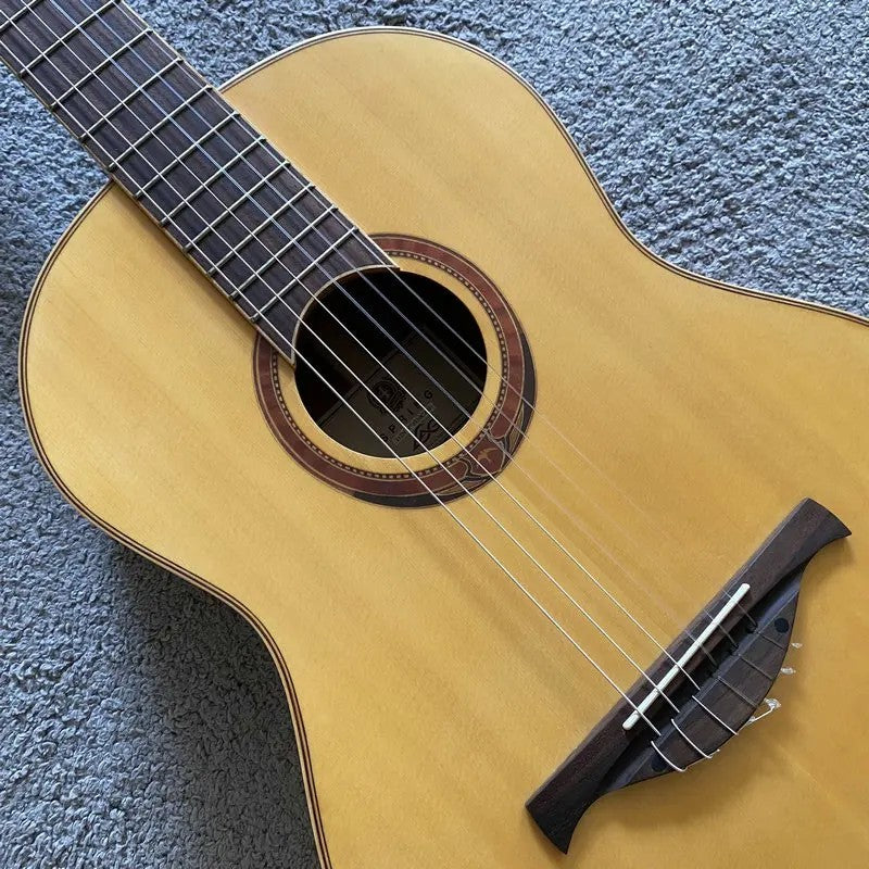 LAG 39 Inch Classical Guitar, Spruce Wood Top Body, Mahogany Neck and