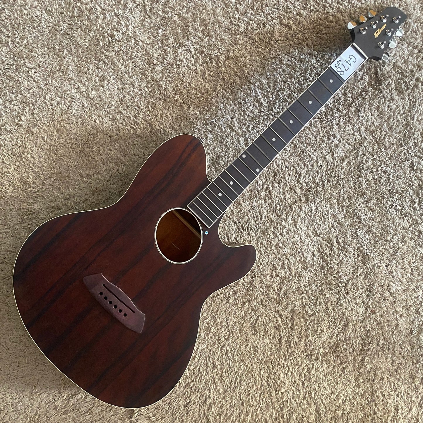Ibanez Talman Acoustic Electric Guitar, Mahogany Body, Neck, Rosewood