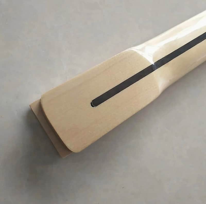 Banana Headstock Guitar Maple Wood Neck with Scalloped Fingerboard Fretboard