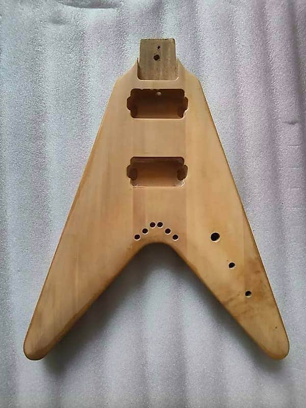 Basswood Guitar Flying V Style Body