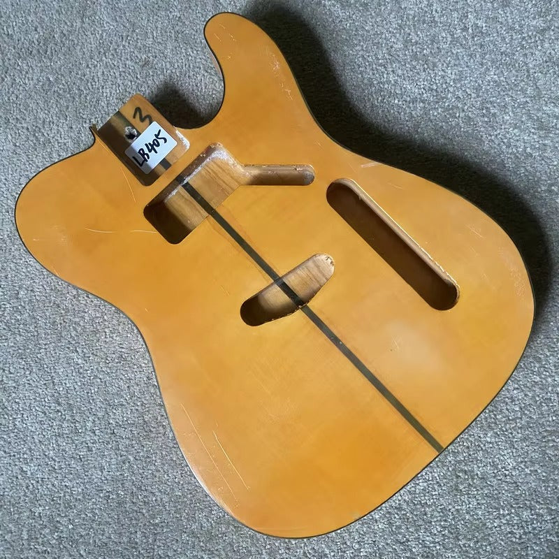 Solid Ash Guitar Body with Maple Top Fit Telecaster Tele - LB405