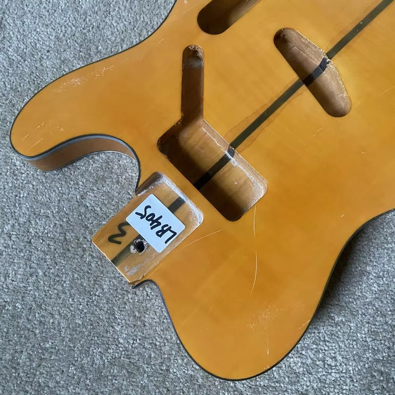 Solid Ash Guitar Body with Maple Top Fit Telecaster Tele - LB405