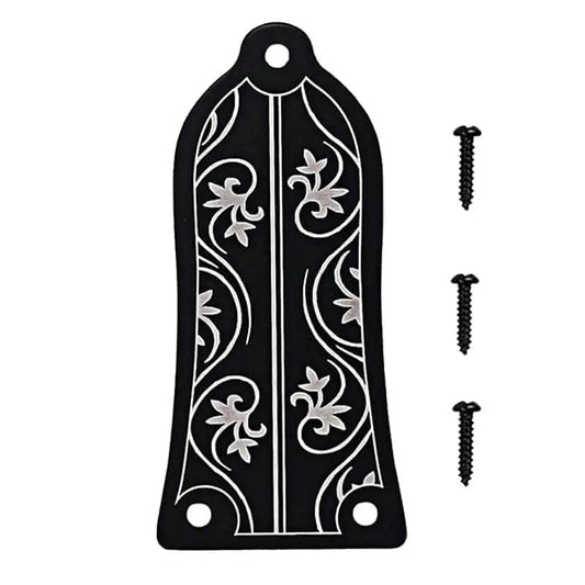 Guitar 3 Holes Truss Rod Cover Black Works For LP SG ES