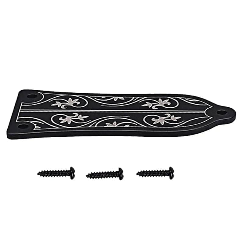 Guitar 3 Holes Truss Rod Cover Black Works For LP SG ES