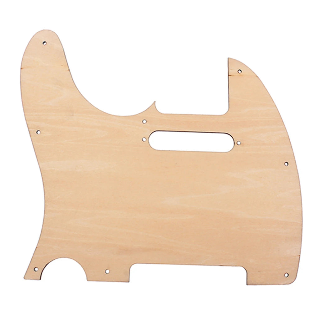 Maple Wood Electric Guitar Pickguard Scratch Plate For Fender Telecaster Tele
