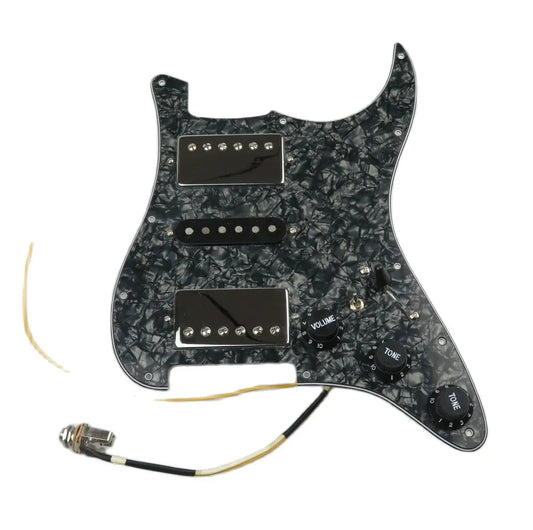 Prewired Multifunction Wiring HSH Pickguard lp Alnico 5 Humbucker Pickups Wiring Harness Connection 20 tone switching For Stratocaster Strat