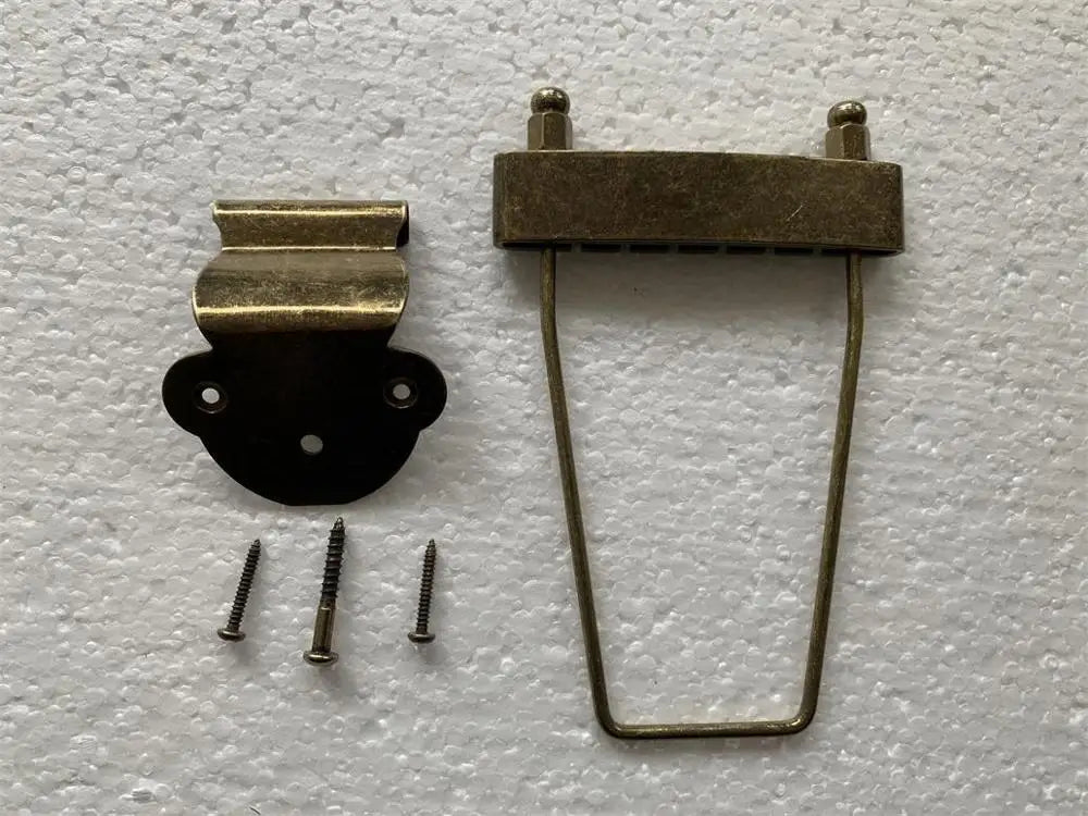 Aged Gold Ibanez Jazz Guitar Tailpiece Trapeze