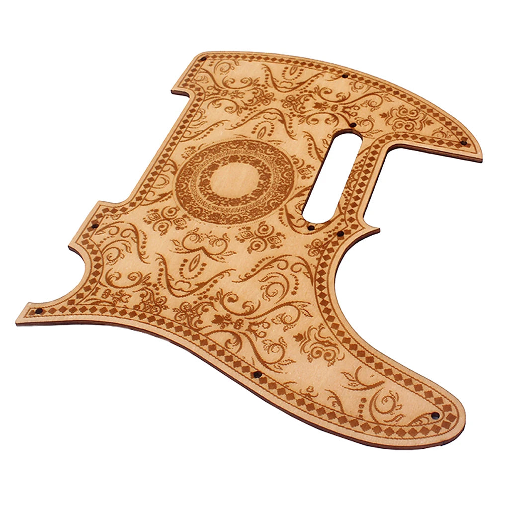 Maple Wood Electric Guitar Pickguard Scratch Plate For Fender Telecaster Tele