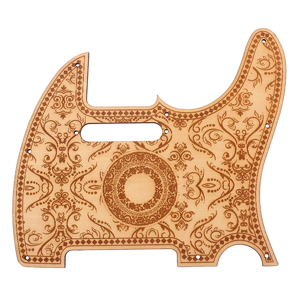 Maple Wood Electric Guitar Pickguard Scratch Plate For Fender Telecaster Tele