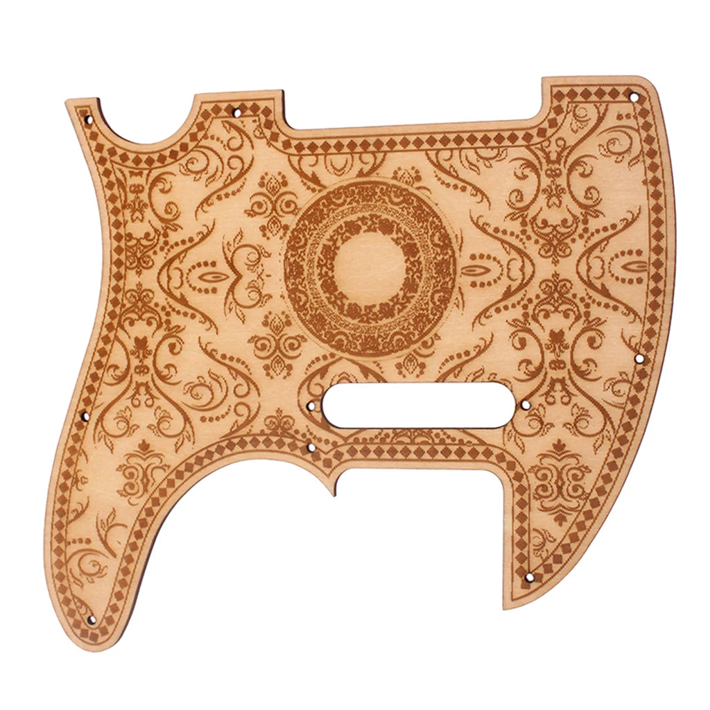 Maple Wood Electric Guitar Pickguard Scratch Plate For Fender Telecaster Tele
