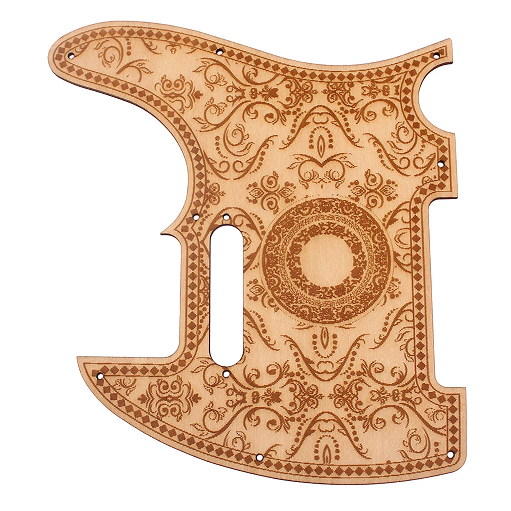 Maple Wood Electric Guitar Pickguard Scratch Plate For Fender Telecaster Tele