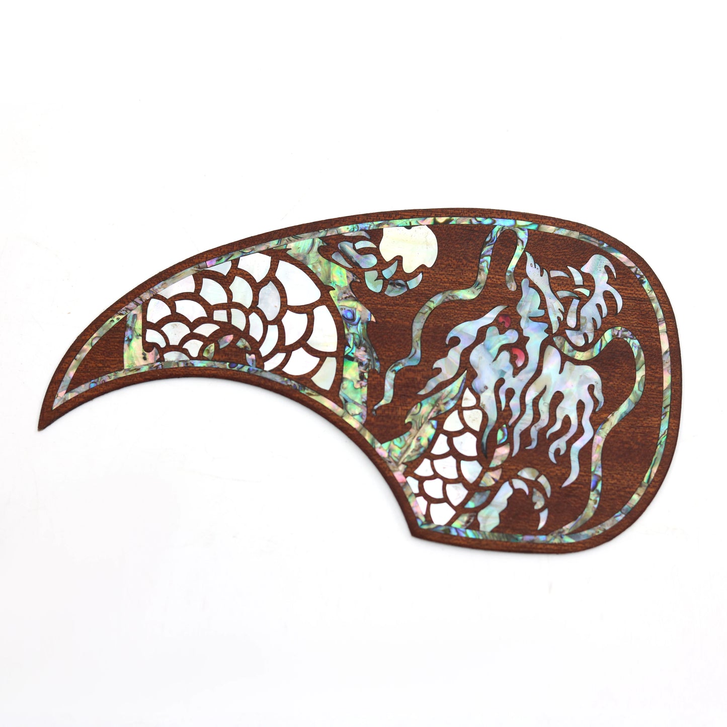 Sapele Wood Folk Acoustic Guitar Pickguard Scratch Plate For Martin Guitars