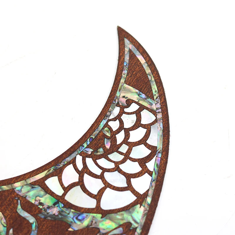 Sapele Wood Folk Acoustic Guitar Pickguard Scratch Plate For Martin Guitars