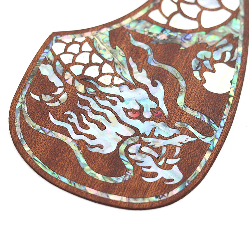 Sapele Wood Folk Acoustic Guitar Pickguard Scratch Plate For Martin Guitars