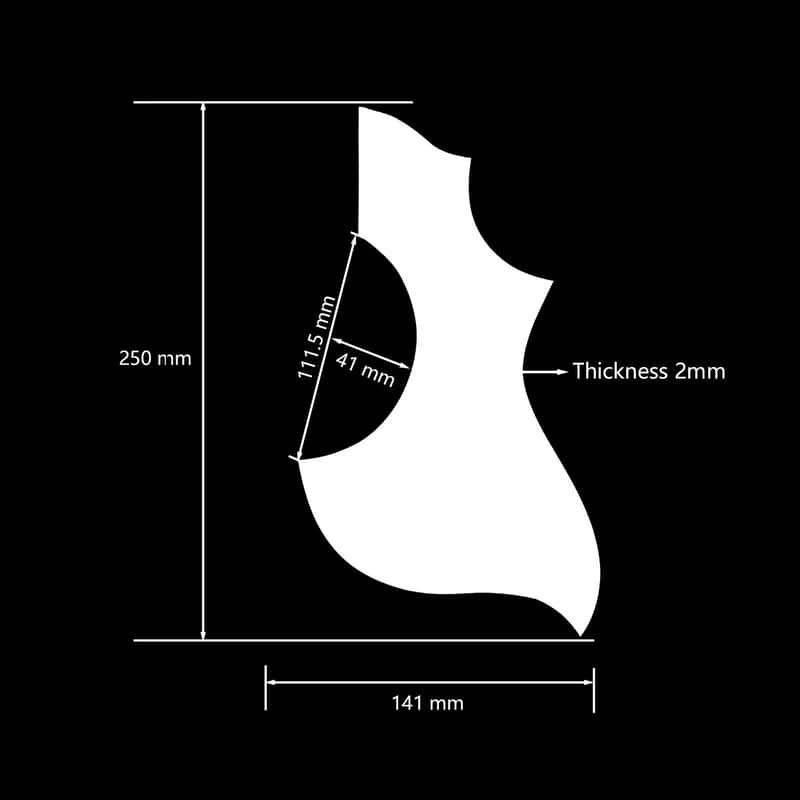 Left Handed Acoustic Guitar Hummingbird Pickguard Scratch Plate