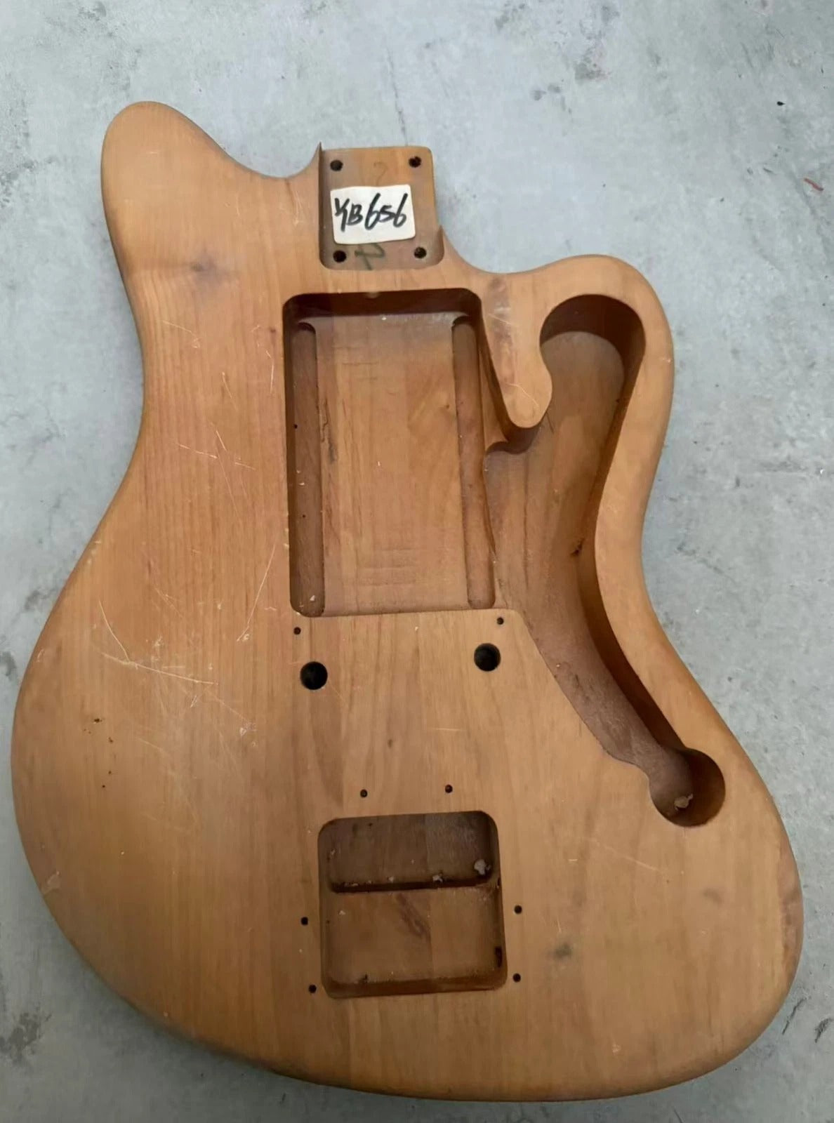 Alder Wood Jazzmaster Style Guitar Body DIY Project - YB656