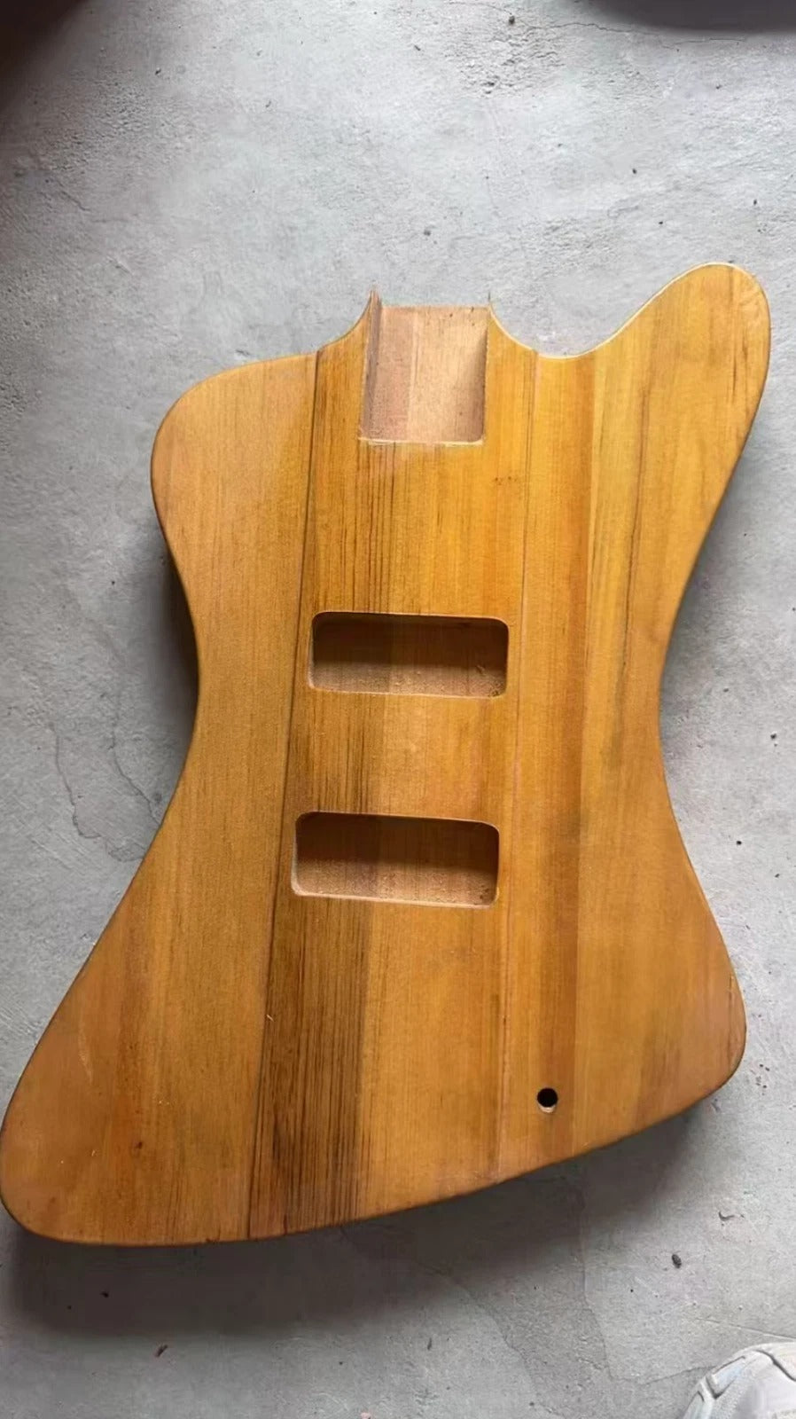 Natural Finish Bass Guitar Body Fit Thunderbird