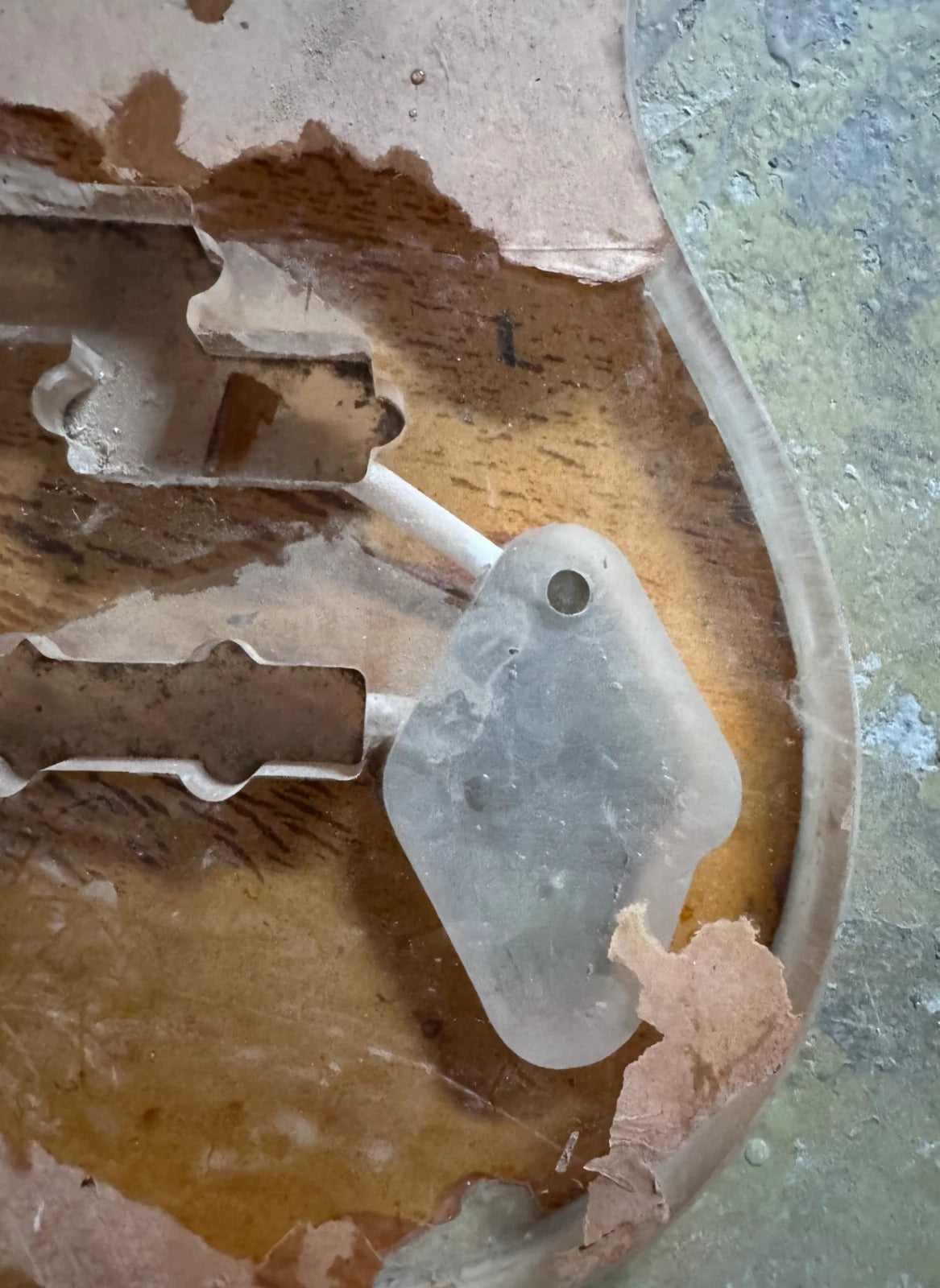 Acrylic Materiel 4 String Electric Bass Body DIY Project