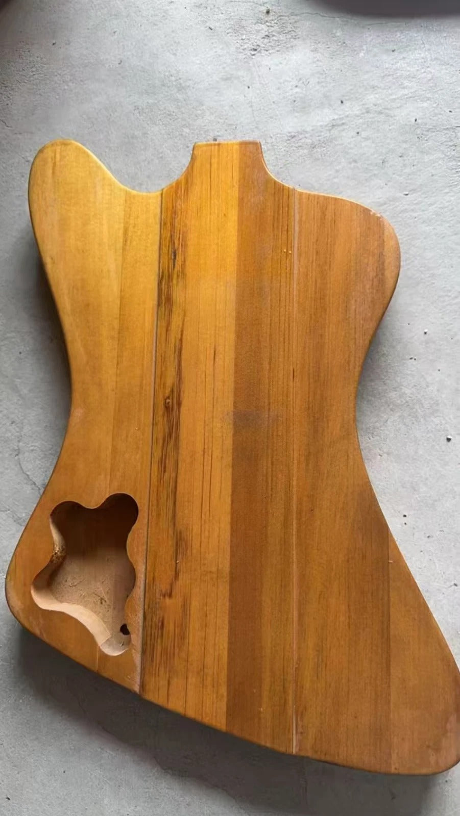 Natural Finish Bass Guitar Body Fit Thunderbird