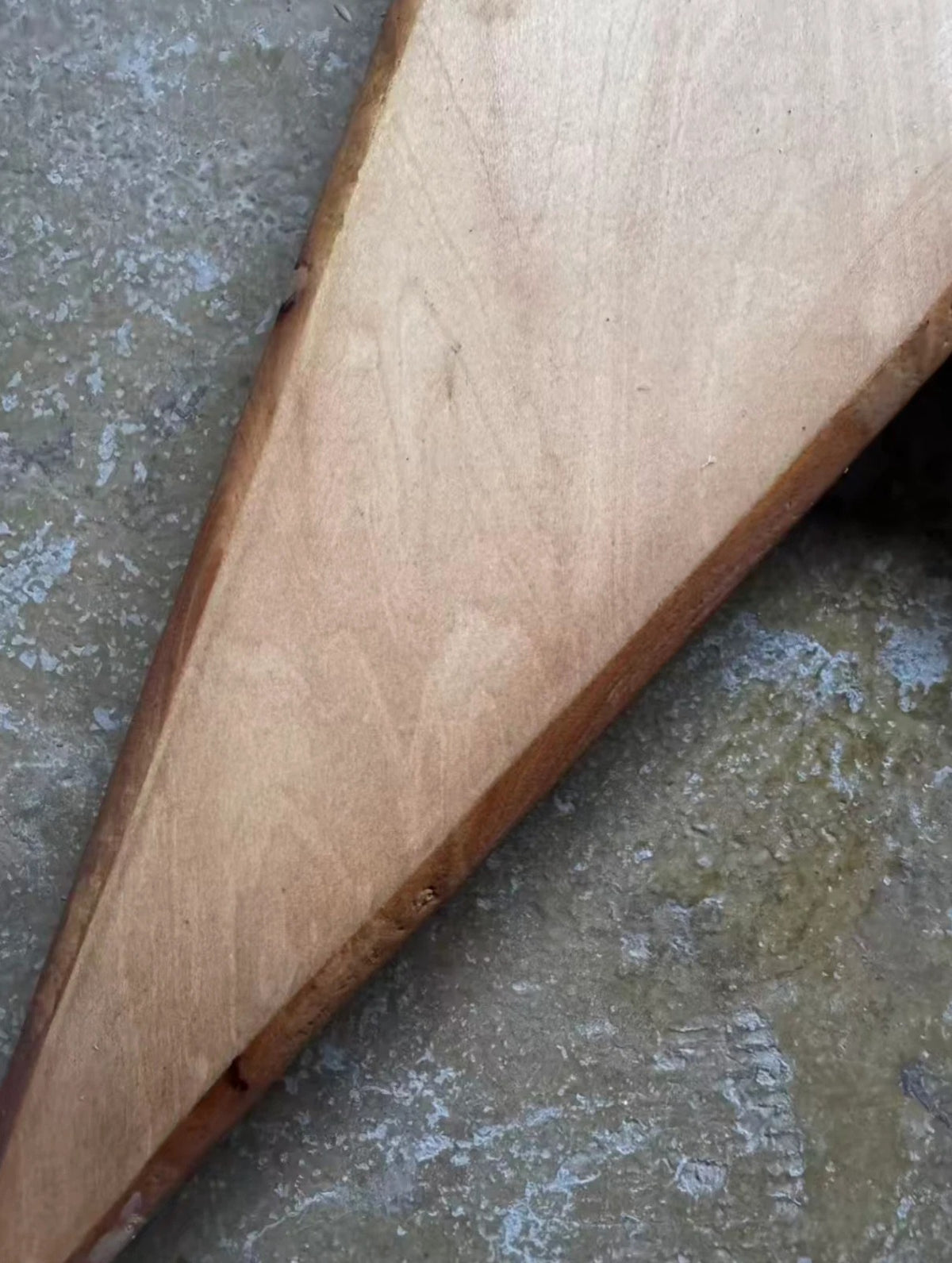 Mahogany Wood Flying V Style Guitar Body