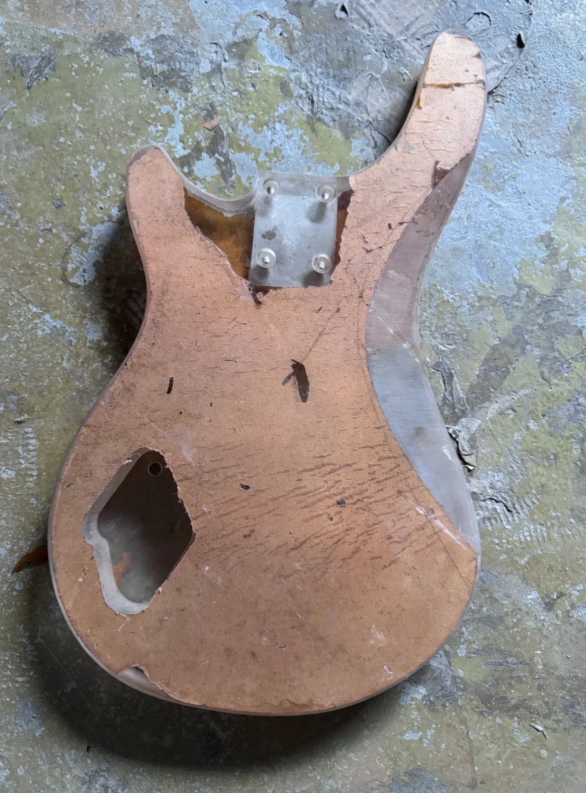 Acrylic Materiel 4 String Electric Bass Body DIY Project