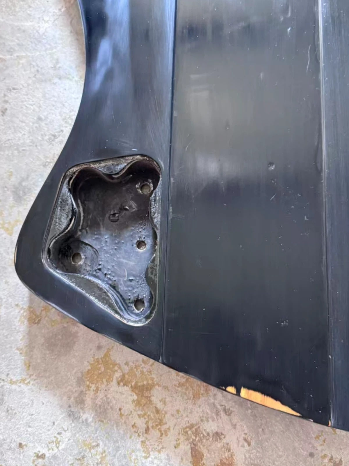 Black Bass Guitar Body Fit Thunderbird DIY Project