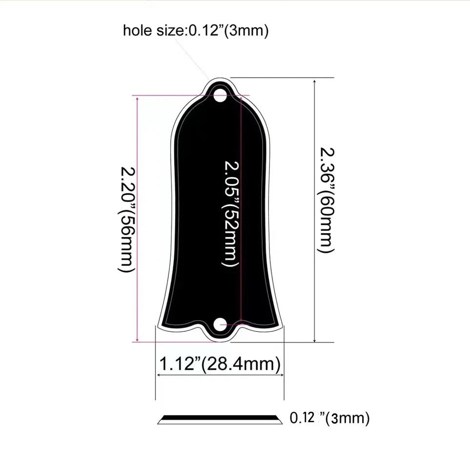 Butterfly Top Gold Metal Truss Rod Cover For Les Paul LP SG ES