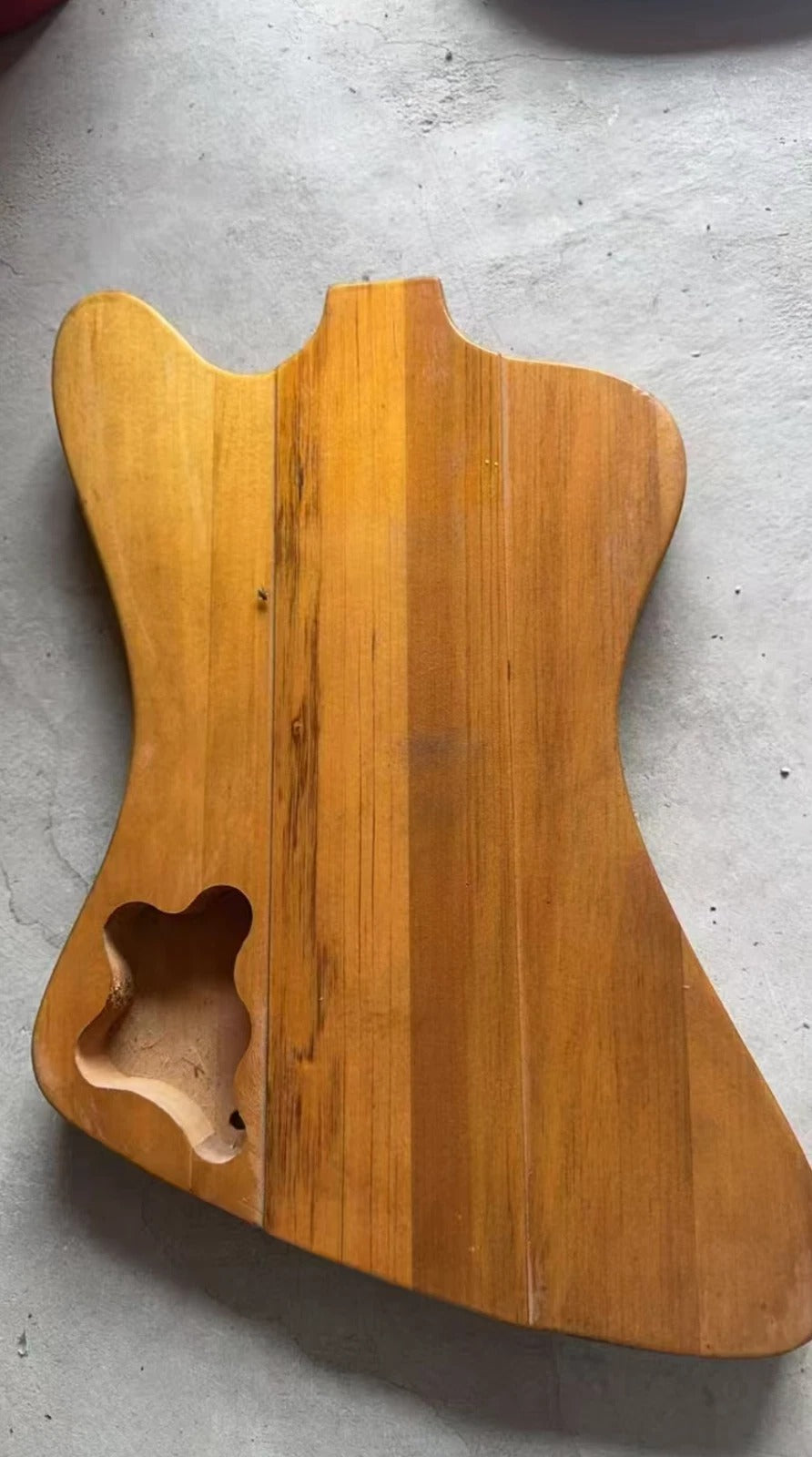 Natural Finish Bass Guitar Body Fit Thunderbird