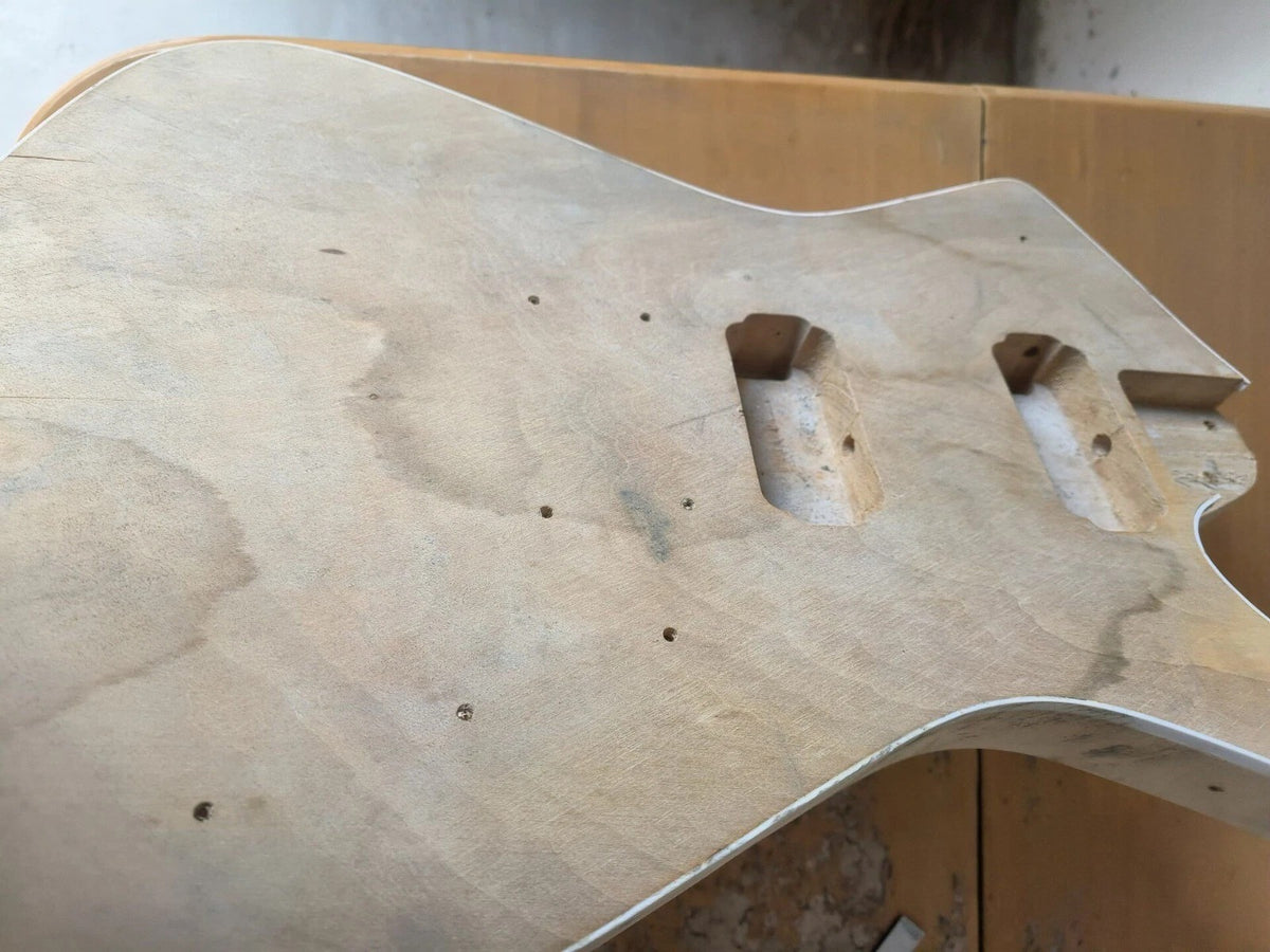Basswood Guitar DIY Project Body Fit Iceman