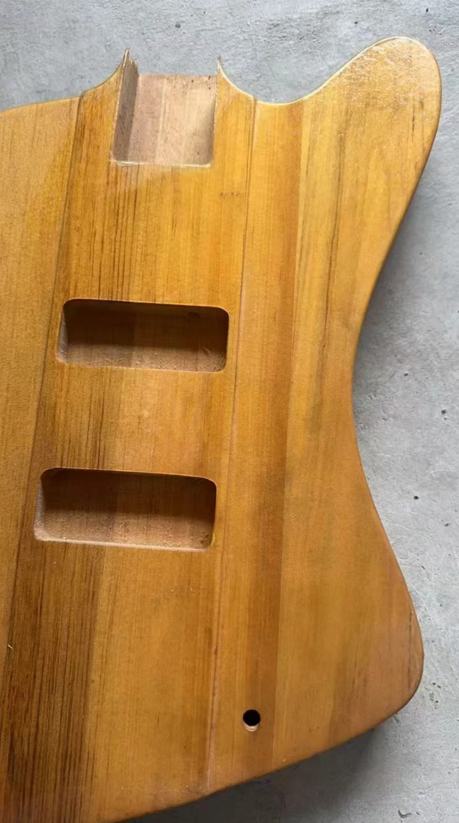 Natural Finish Bass Guitar Body Fit Thunderbird