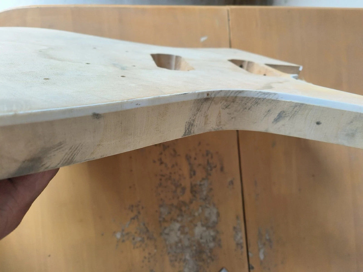 Basswood Guitar DIY Project Body Fit Iceman