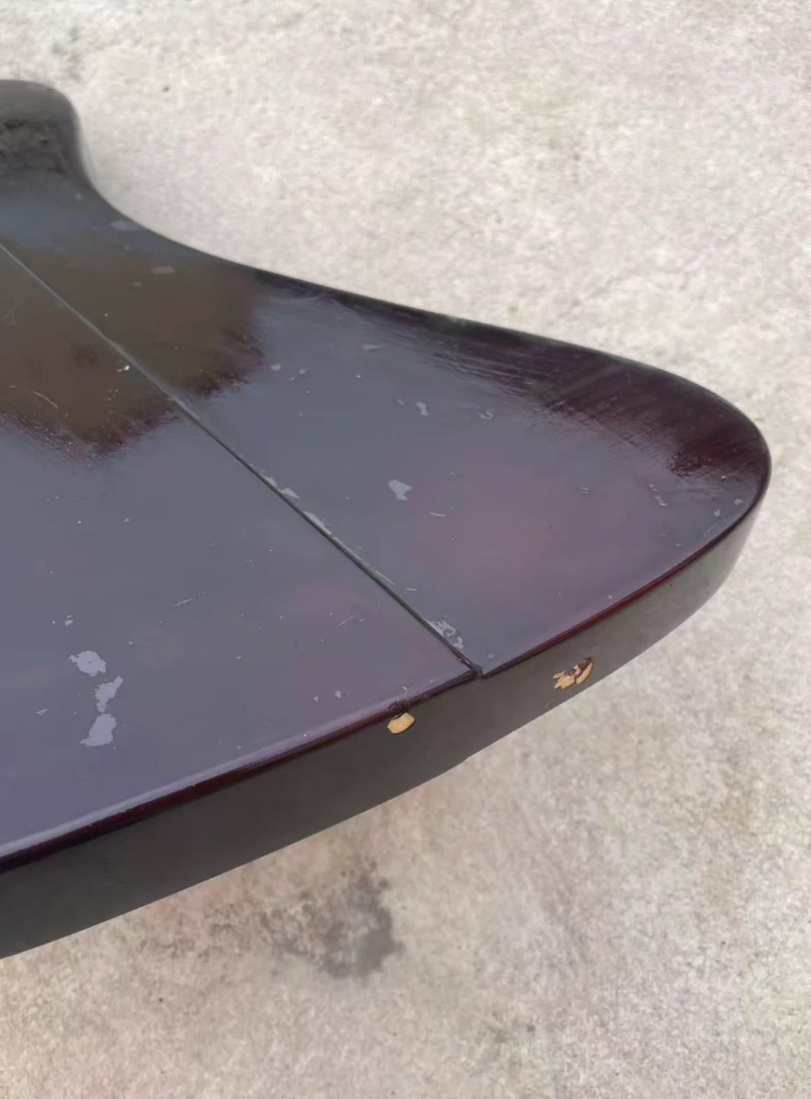 Black Red Glossy Finish Bass Body Fit Thunderbird DIY Project