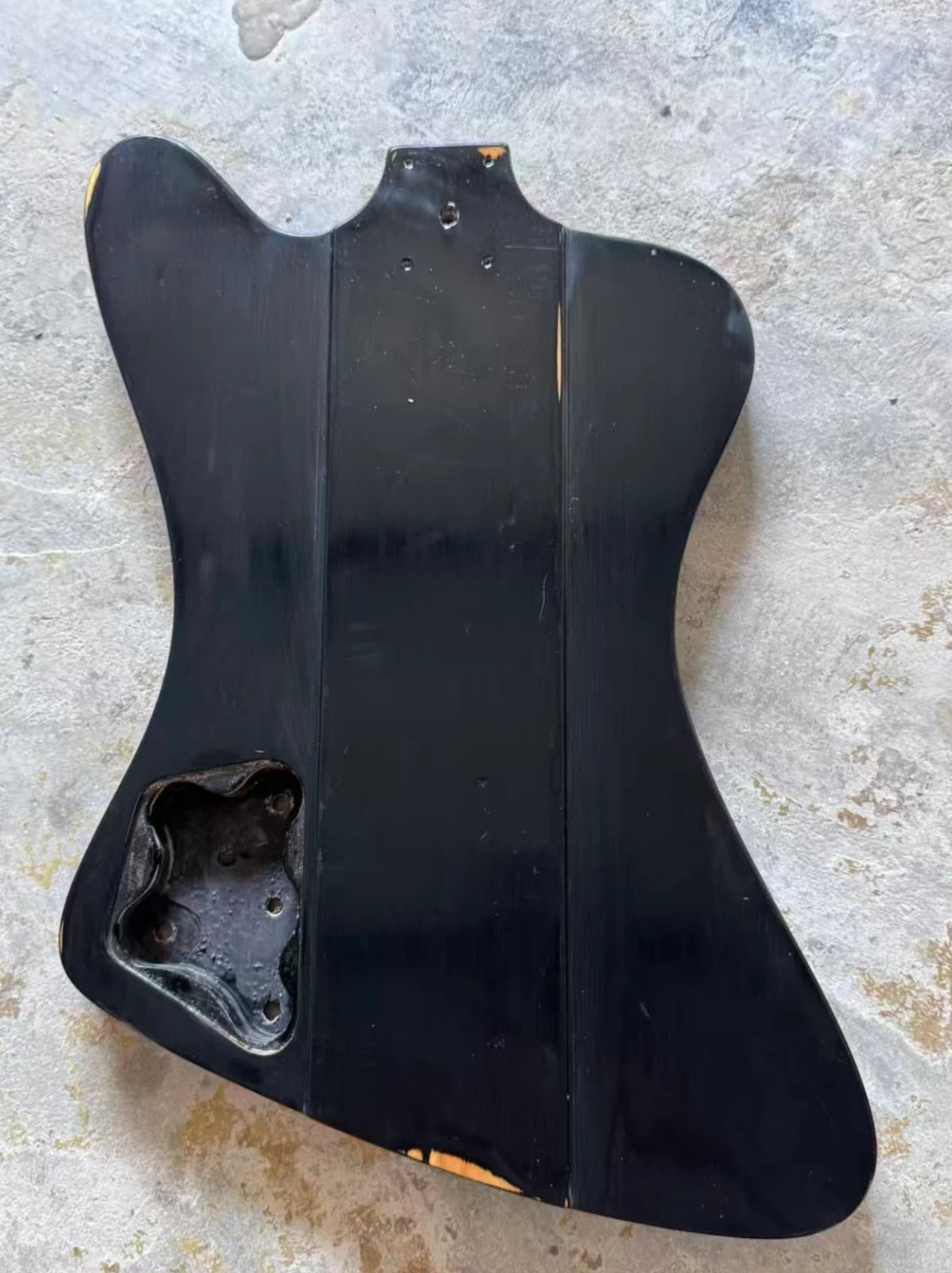 Black Bass Guitar Body Fit Thunderbird DIY Project