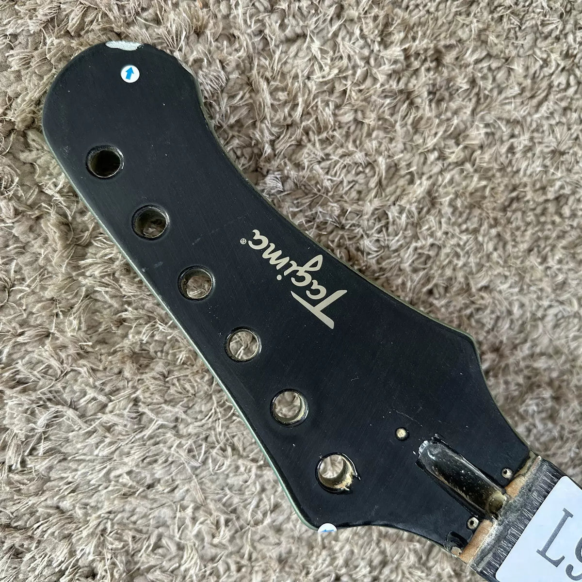 Ultra-thin Semi-hollow Jazz Electric Guitar, Semi-finished Product, Metallic Green, F-hole, Minor Imperfections