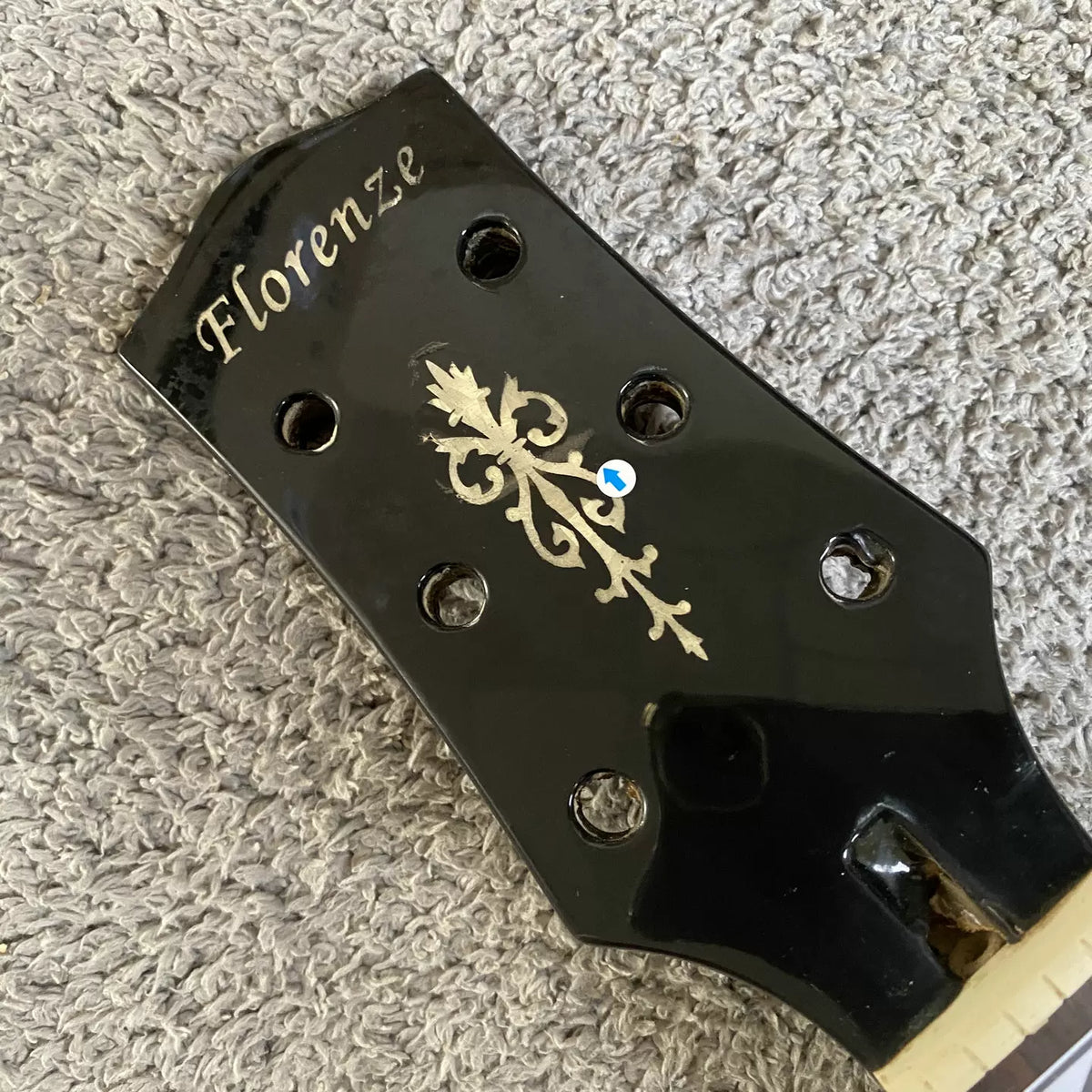 Left-hand electric guitar, LP guitar semi-finished kit, DIY assembly Florenze reverse-hand guitar, solid wood body.