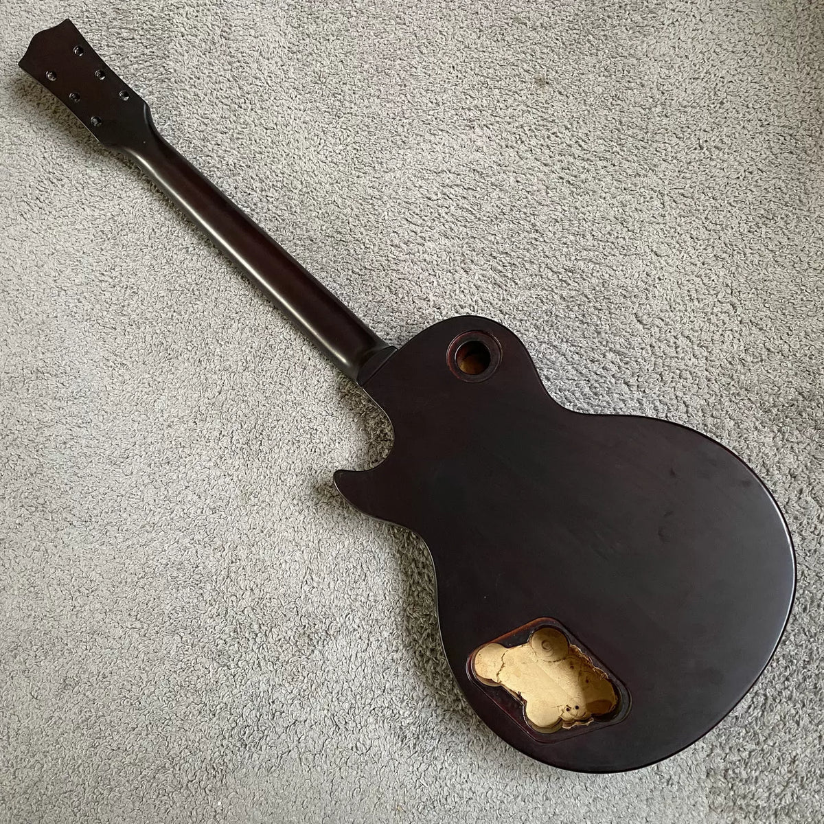 Special offer LP electric guitar, tiger maple, 22 frets, LP Standard, foreign brand, semi-finished guitar, DIY assembly.
