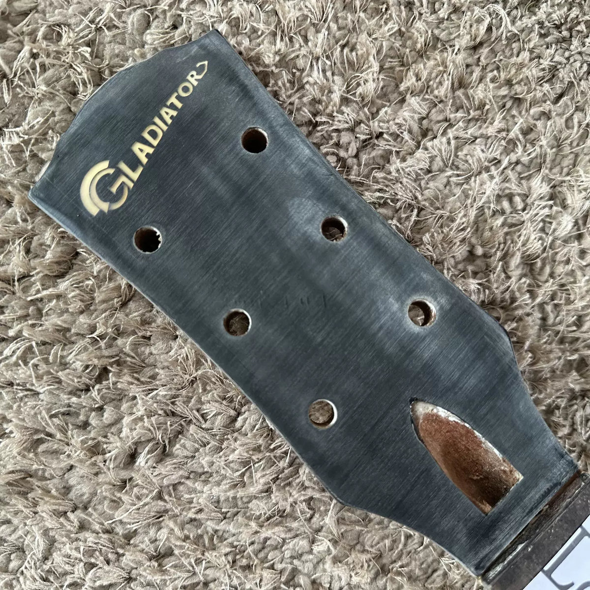Gladiator Electric Guitar, African Mahogany, Semi-finished DIY Project (Incomplete)