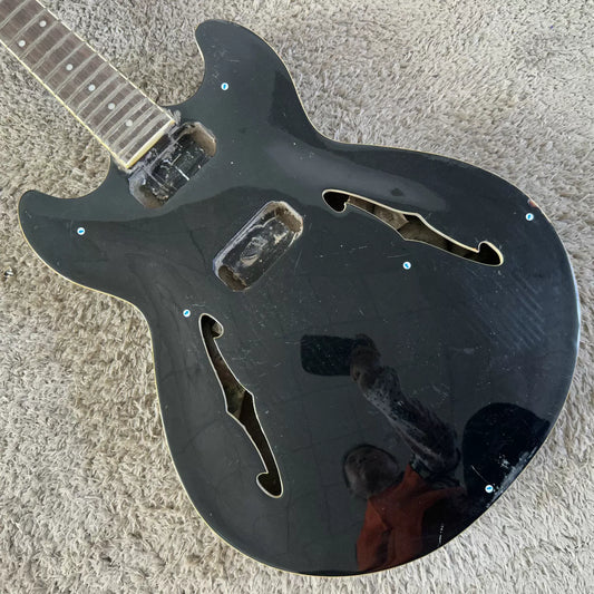 Harley Benton HB 335 Slim Semi-Hollow Jazz Electric Guitar - Defects (Unfinished Product)